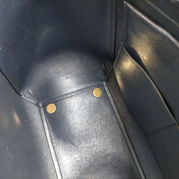 CELINE Hand Bag Navy Blue Leather mon869-100625 - Picture 11 of 16